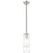 Alton 1 Light 4.75 inch Brushed Nickel Pendant Ceiling Light