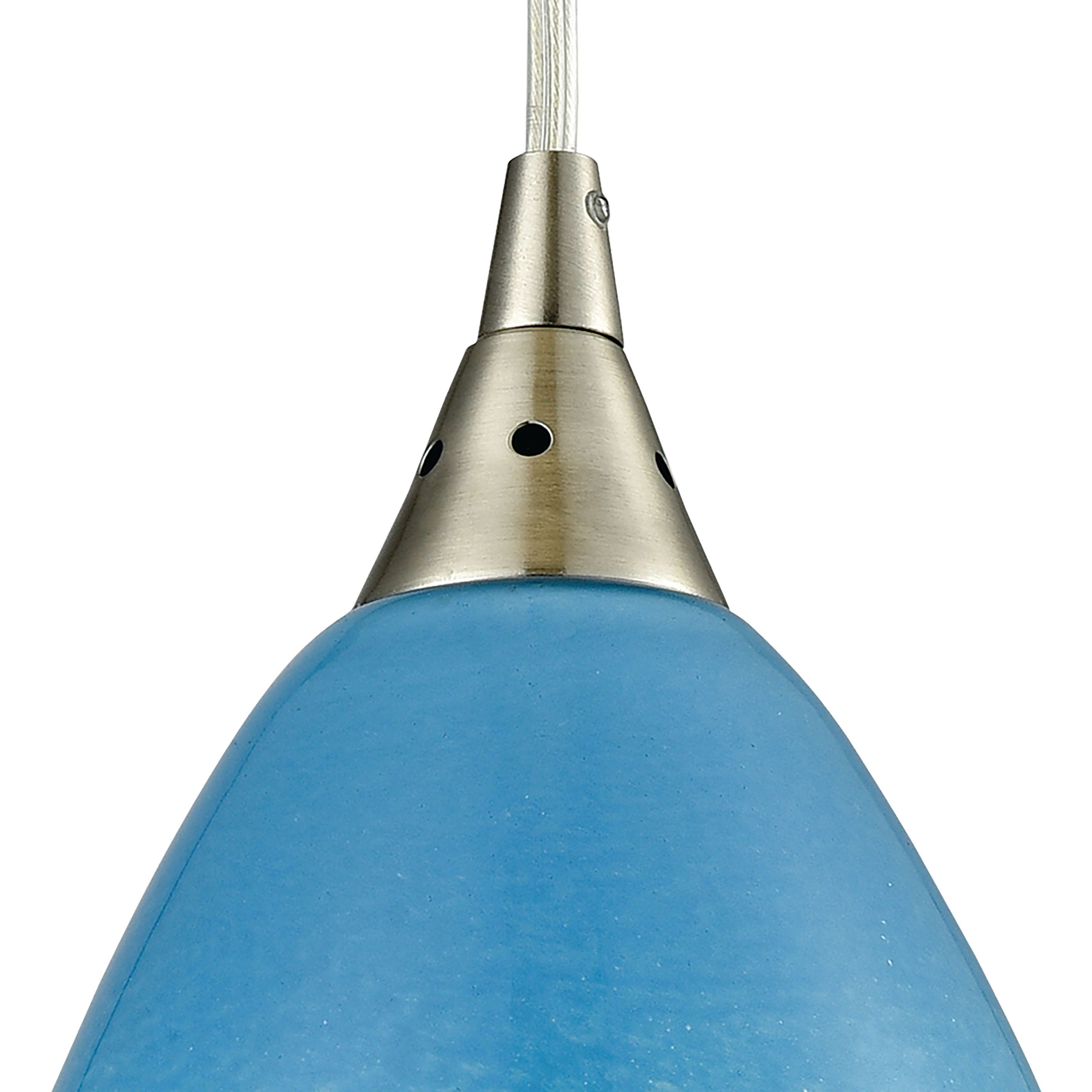 Earth 1 Light 5 inch Satin Nickel Pendant Ceiling Light