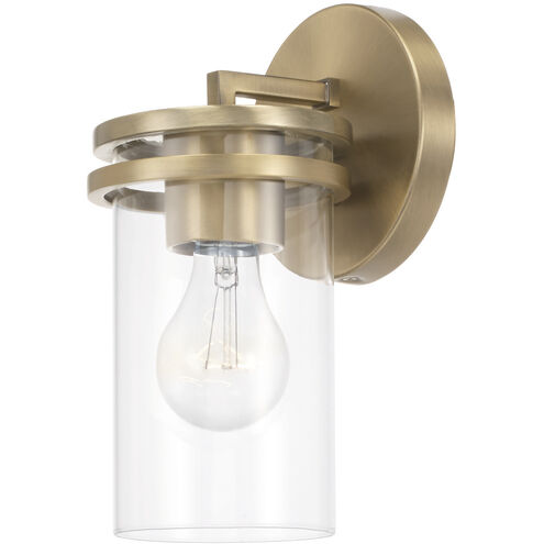 Fuller 1 Light 5 inch Aged Brass Sconce Wall Light