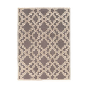 Modern Classics 132 X 96 inch Medium Gray/Taupe/Ivory Rugs, Wool