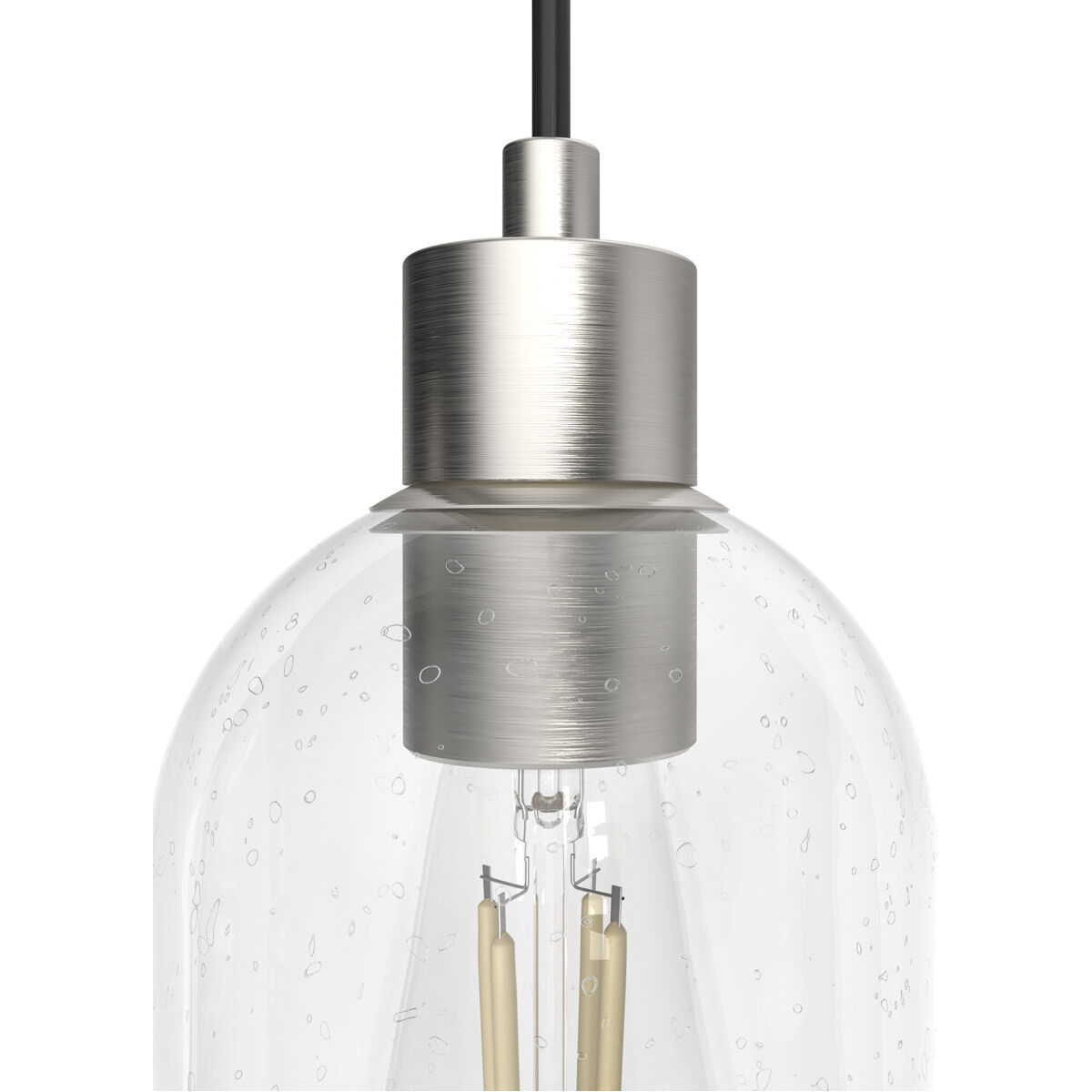 Lochemeade 3 Light 5 inch Brushed Nickel Linear Cluster Pendant Ceiling Light