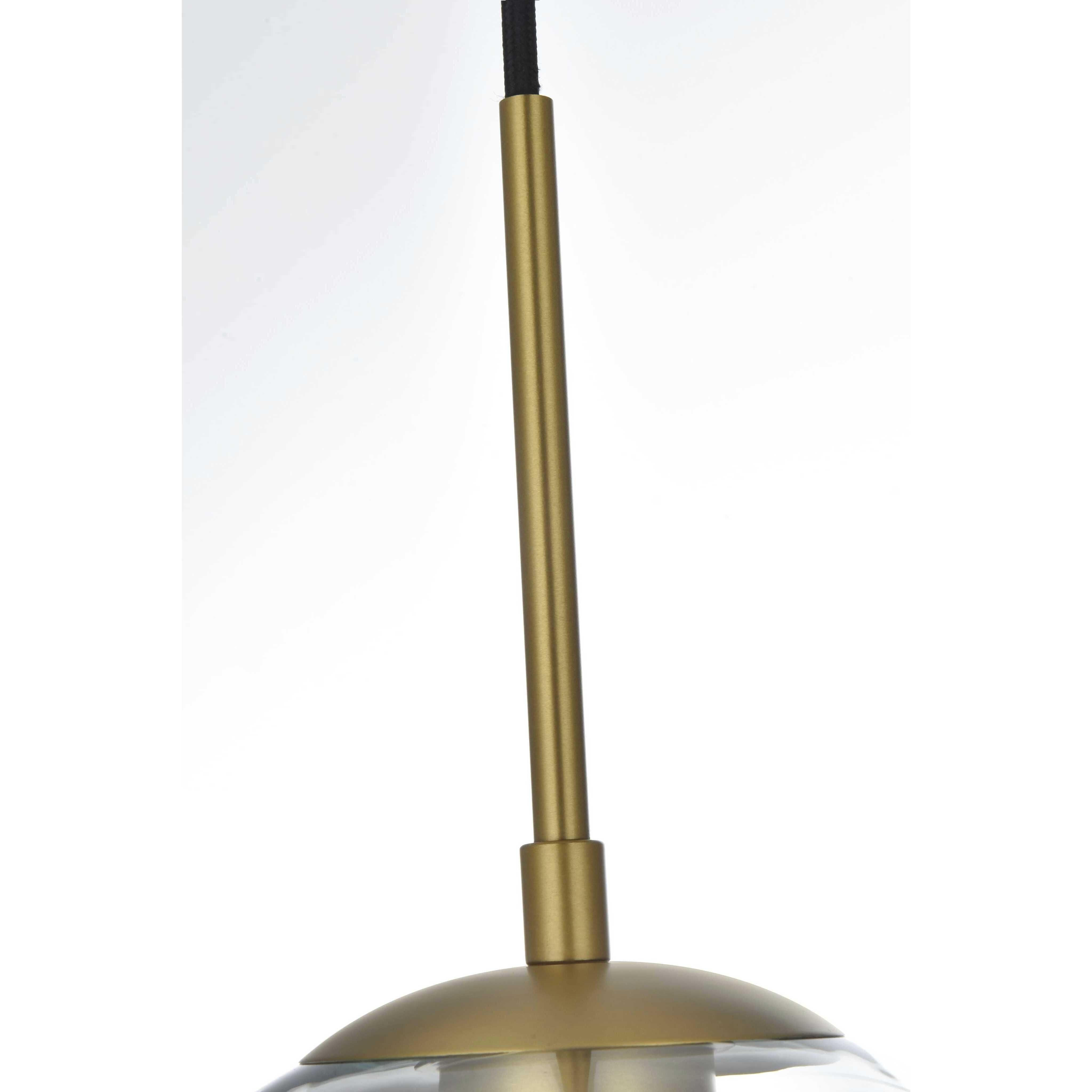 Baxter 3 Light 18 inch Satin Gold Pendant Ceiling Light