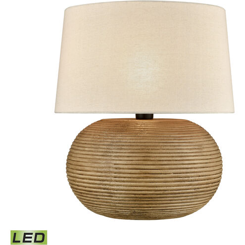 Terran 22 inch 9 watt Natural Outdoor Table Lamp