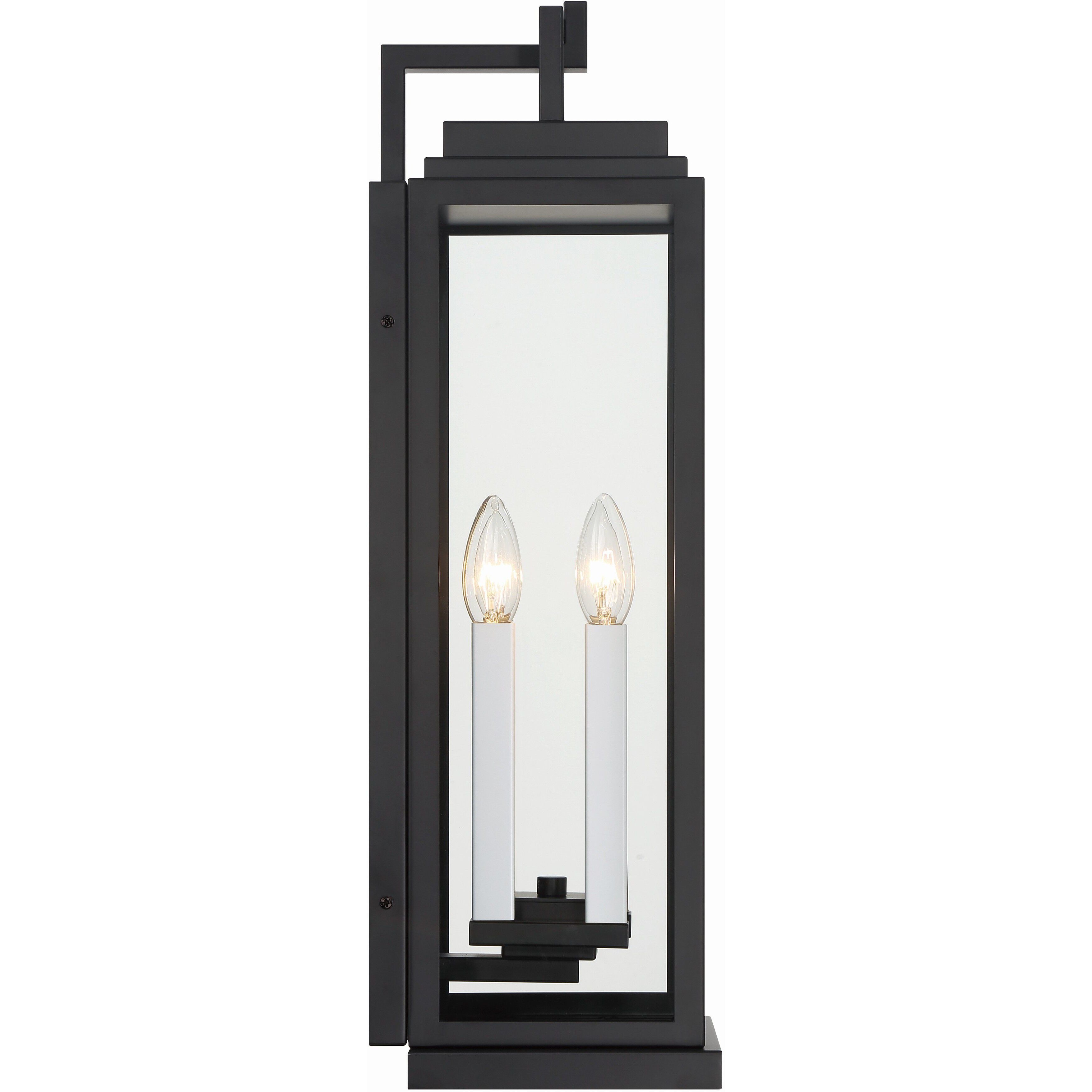 Aspen 4 Light 22.5 inch Matte Black Outdoor Sconce