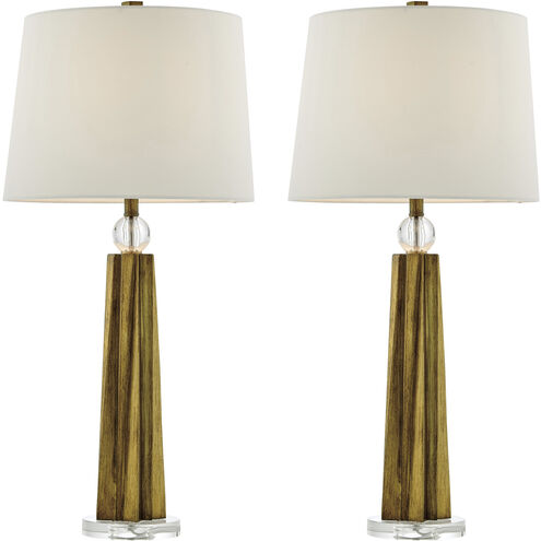 Heather 32 inch 100.00 watt Gold Table Lamp Portable Light