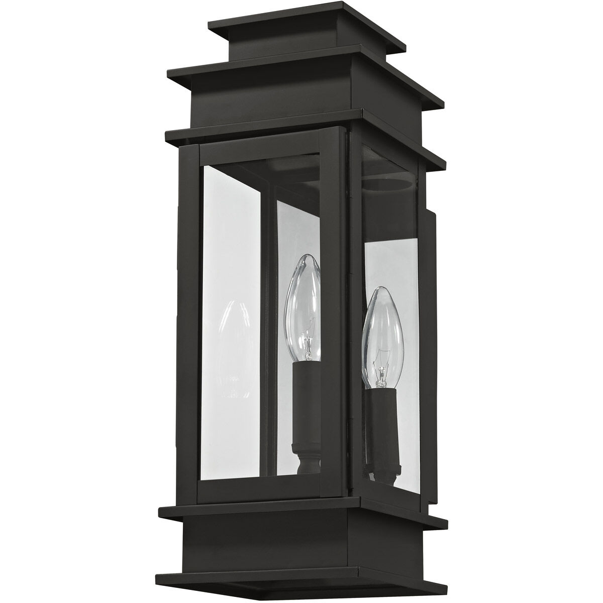 Princeton 1 Light 14 inch Black Outdoor Wall Lantern