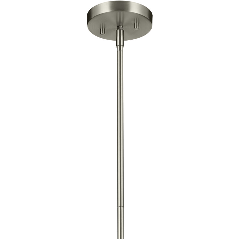 Avery 1 Light Brushed Nickel Pendant Ceiling Light
