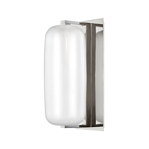 Pebble 1 Light 6 inch Polished Nickel Wall Sconce Wall Light