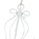 Katarina 5 Light 23 inch Antique White with Antique Brass Accents Chandelier Ceiling Light