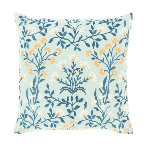 Shelter 22 X 22 inch Mint/Navy/Saffron/White Pillow Kit, Square