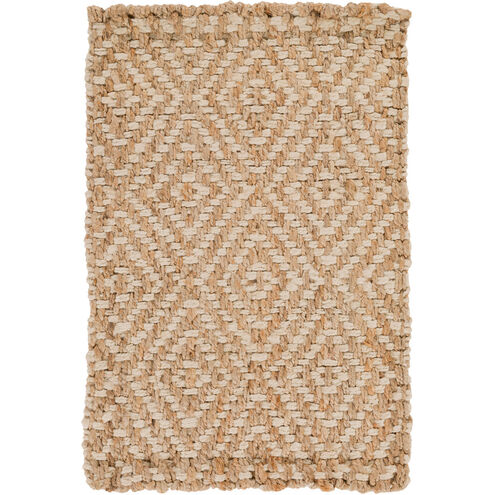 Reeds 36 X 24 inch Tan/Cream Rugs, Jute