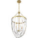 Jennings 3 Light 16.13 inch Warm Brass Pendant Ceiling Light