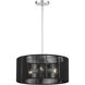Acordia 3 Light 18 inch Painted Nickel Pendant Chandelier Ceiling Light