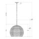 Octavia 1 Light 19 inch White Pendant Ceiling Light