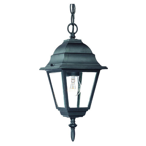 Builder's Choice 1 Light 8 inch Matte Black Exterior Hanging Lantern