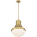 Purelight 1 Light 16.25 inch Legacy Brass Pendant Ceiling Light