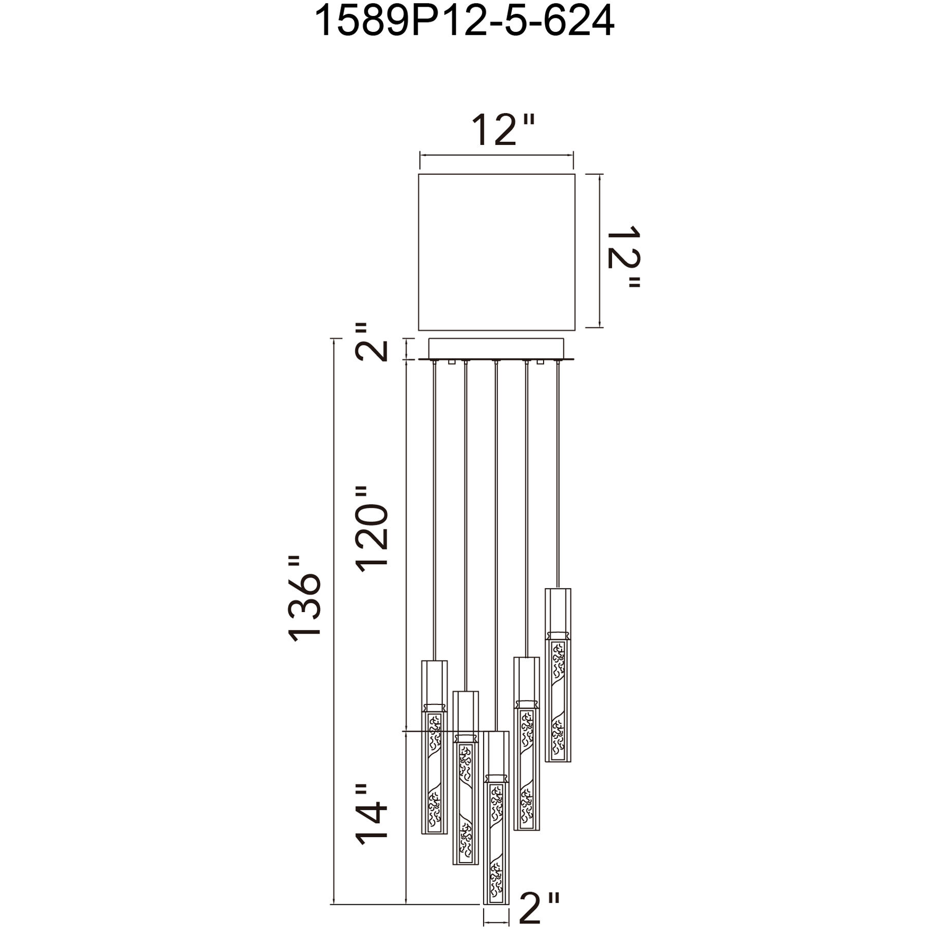 Greta LED 12 inch Brass Mini Pendant Ceiling Light