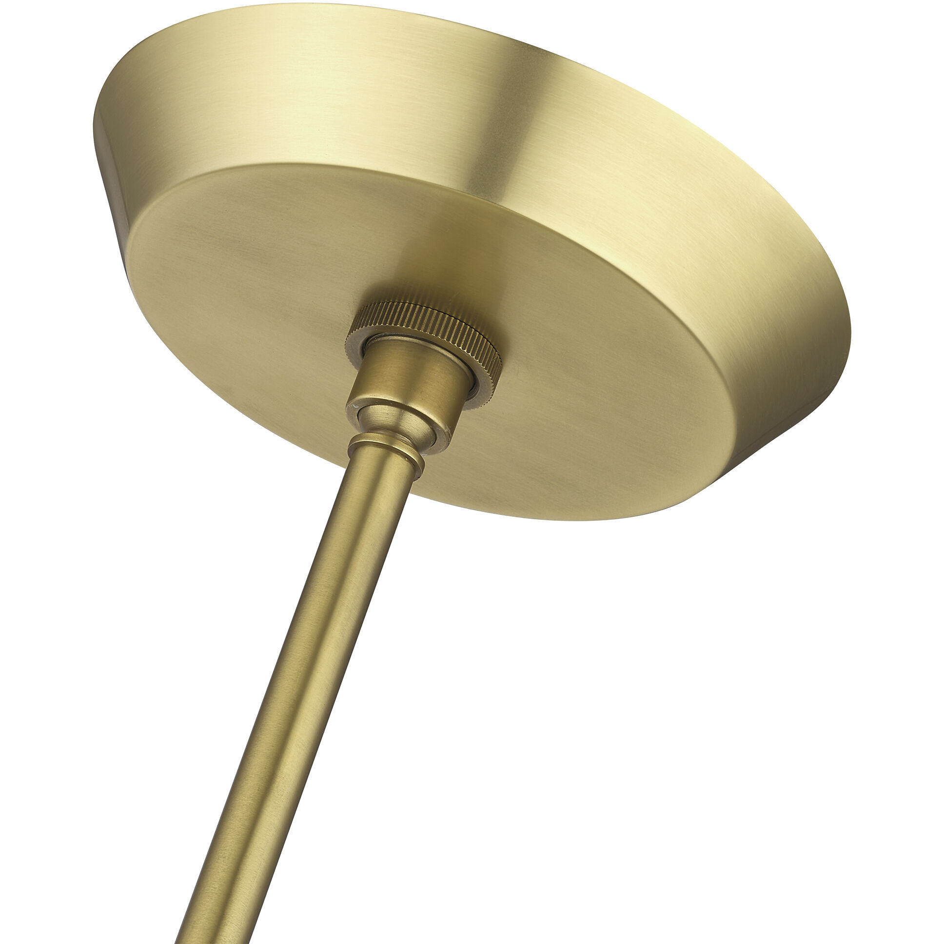 Brussels 1 Light 7 inch Natural Brass Pendant Ceiling Light, Crystal, Single