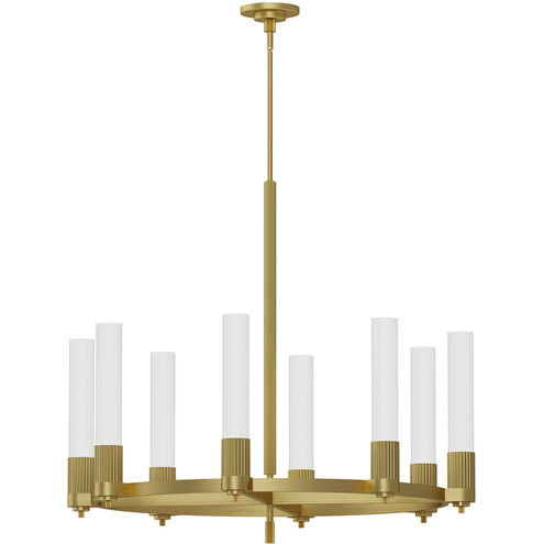 Alora Mood Rue 8 Light 38 inch Brushed Gold Chandelier Ceiling Light