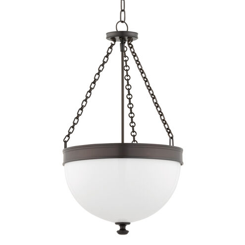 Barrington 3 Light 17 inch Historic Bronze Pendant Ceiling Light