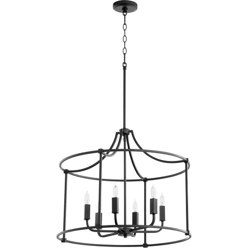 Olympus 6 Light 25 inch Noir Nook Ceiling Light