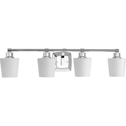 Glance 4 Light 30 inch Polished Chrome Bath Vanity Wall Light, Design Series