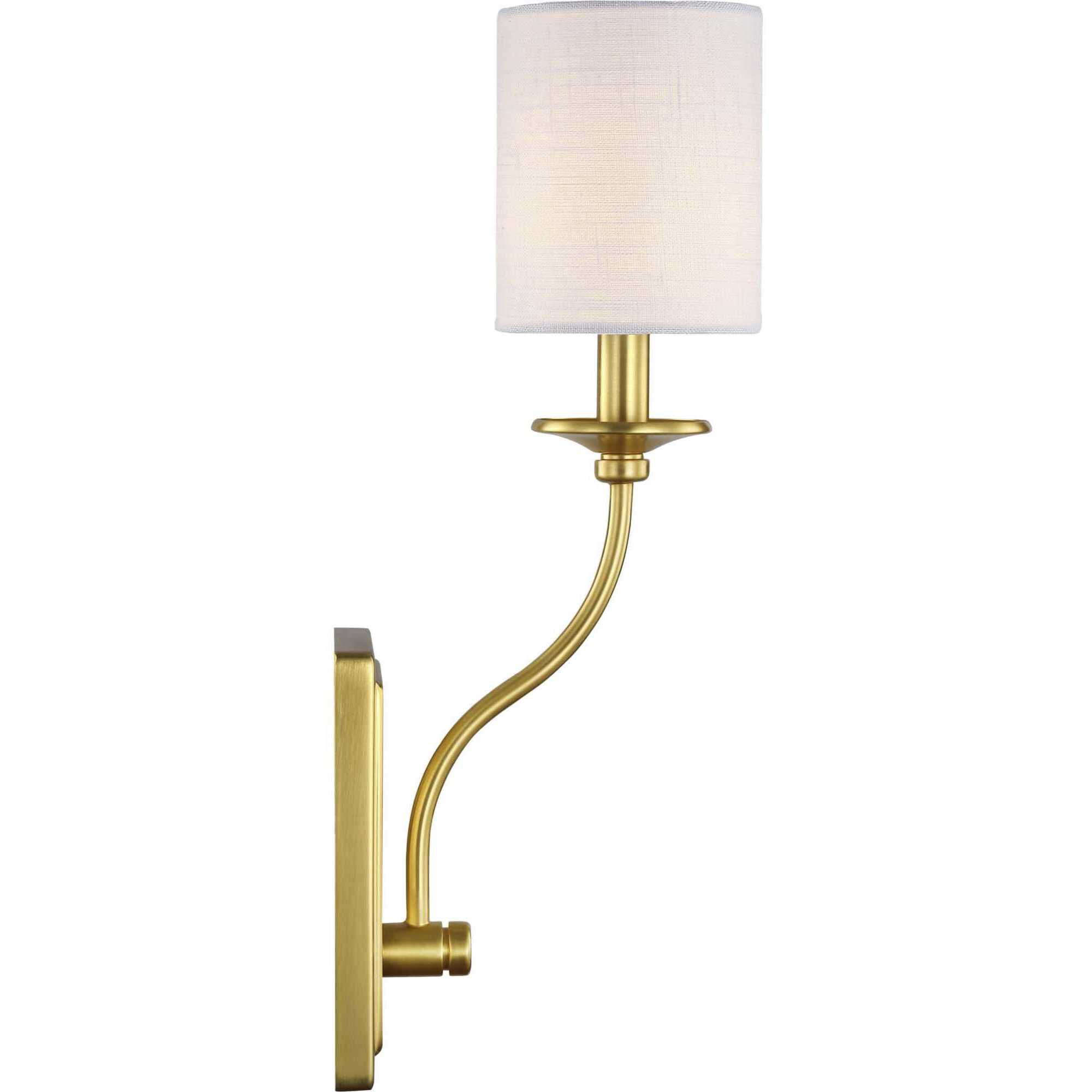 Bonita 1 Light 5 inch Satin Brass Wall Sconce Wall Light, Design Series