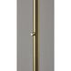 Delaney 76 inch 150.00 watt Antique Brass Arc Floor Lamp Portable Light