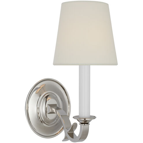Thomas O'Brien Channing 1 Light 6 inch Polished Nickel Single Sconce Wall Light