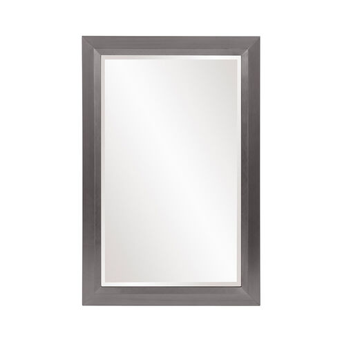 Avery 42 X 28 inch Glossy Charcoal Wall Mirror