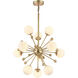 Canada 11 Light 23.6 inch Gold Chandelier Ceiling Light