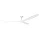 Maverick 88 inch Matte White Ceiling Fan