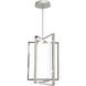 Linear LED 20 inch Chrome Chandelier Ceiling Light