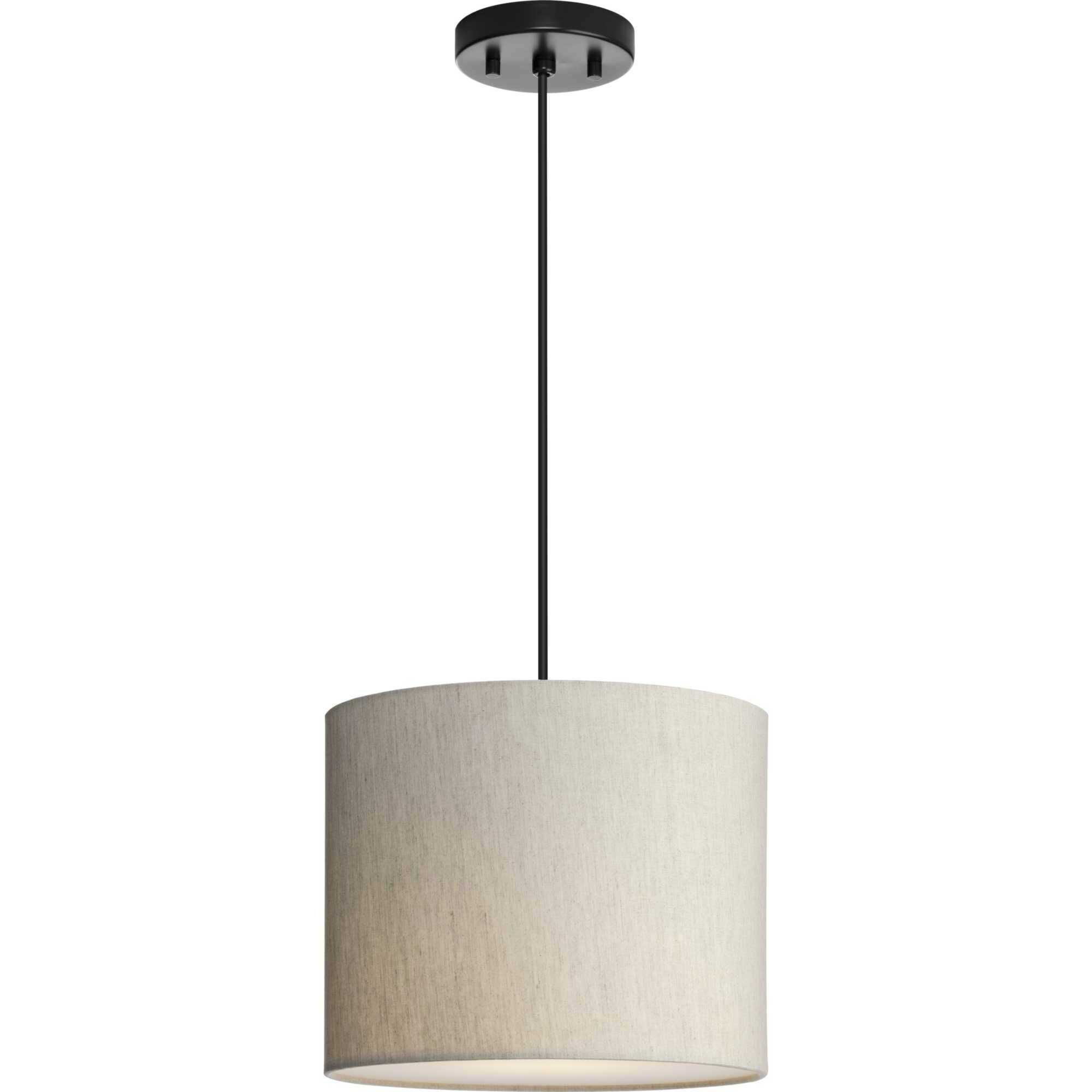 Markor 1 Light 12 inch Brushed Nickel/Matte Black/Vintage Brass Drum Pendant Ceiling Light
