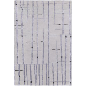 Falls 36 X 24 inch Taupe/Charcoal/Black Rugs, Semi-Worsted New Zealand Wool and Viscose