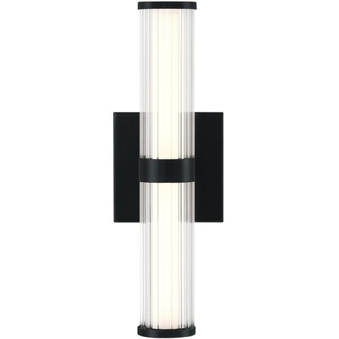 Fayton 1 Light 14 inch Black Outdoor Wall Sconce