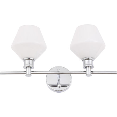 Gene 2 Light 19 inch Chrome Wall sconce Wall Light