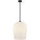 Livingston 1 Light 16 inch Matte Black Pendant Ceiling Light