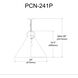 Princeton 1 Light 24 inch Matte Black Pendant Ceiling Light