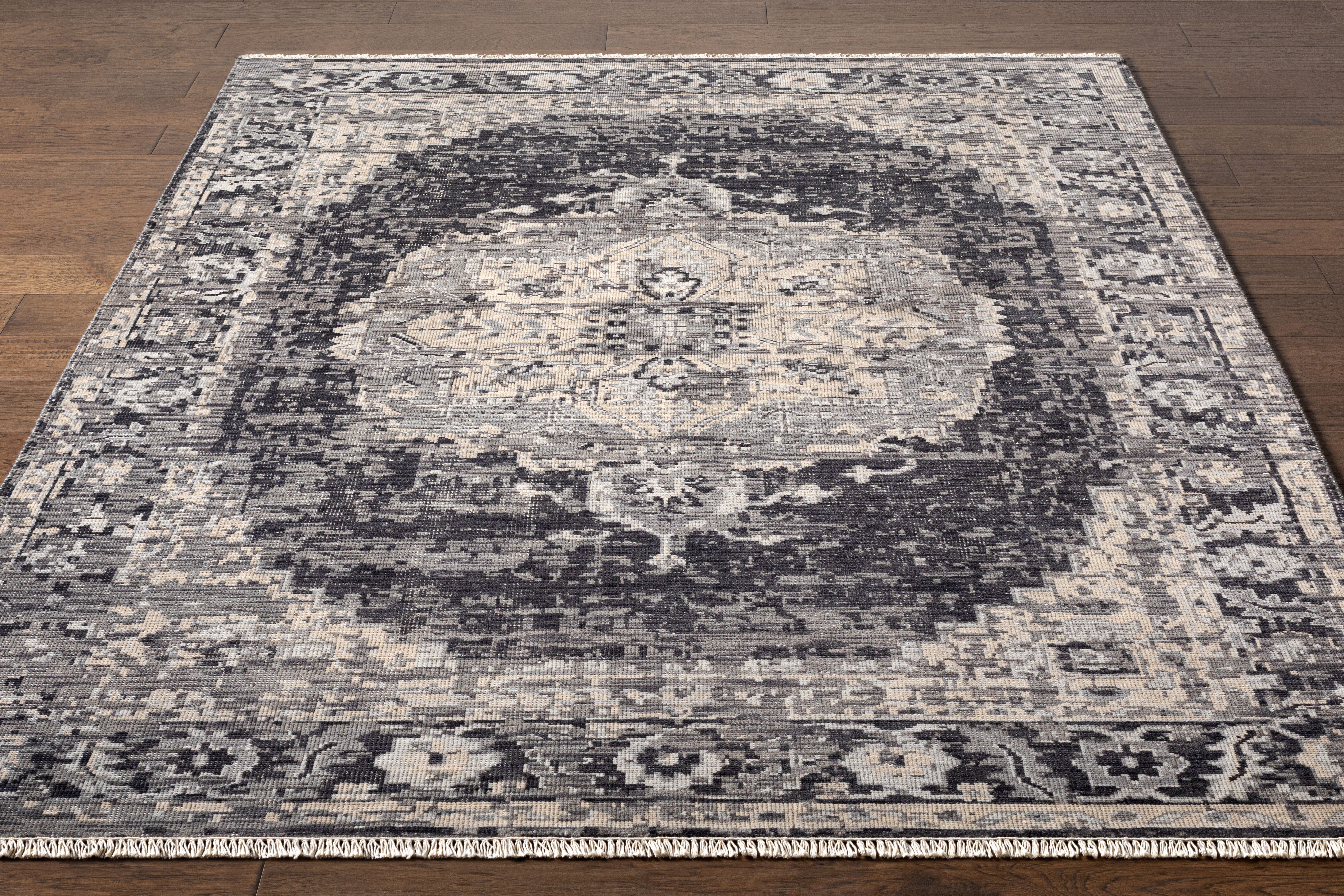 Festival 156 X 108 inch Black Rug in 9 x 13, Rectangle