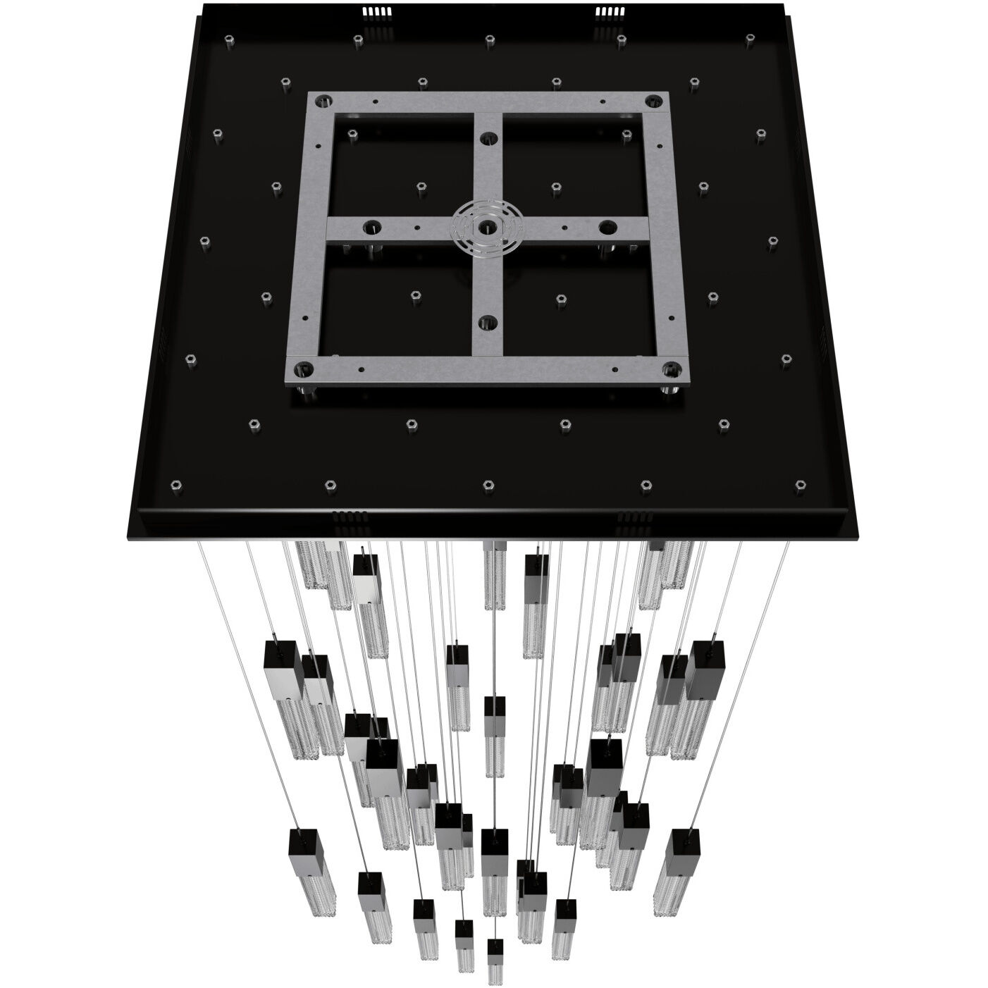 Boa LED 35 inch Dark Bronze Multi Port Pendant Ceiling Light