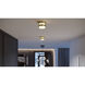 Miami LED 5.13 inch Light Antique Brass Flush Mount Ceiling Light