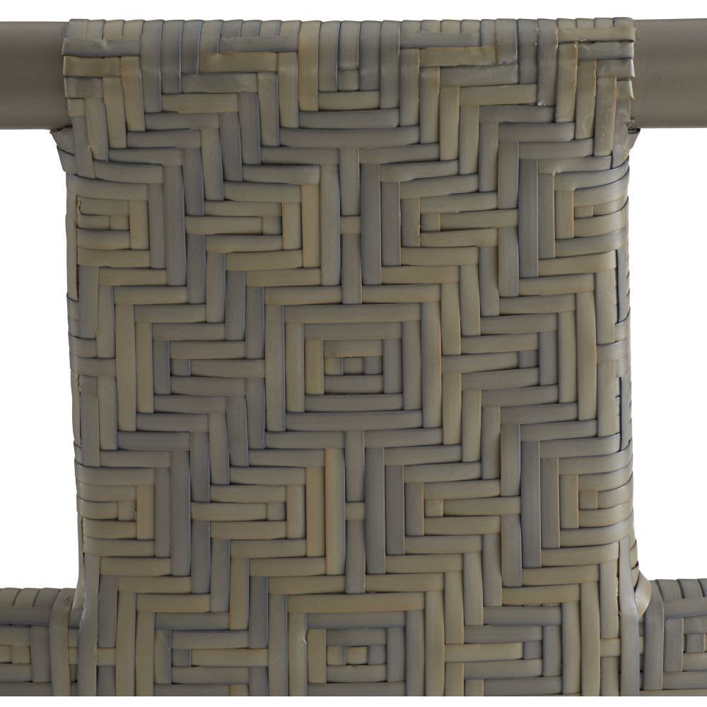 Newton Chartreaux Gray and Gray Outdoor Dining Chair