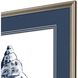 Naturals Collection Classic Silver Leaf Wood Framed Art