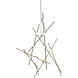 Constellation LED 25.75 inch Satin Brass Chandelier Ceiling Light in 3000K, White, Standard Suspension