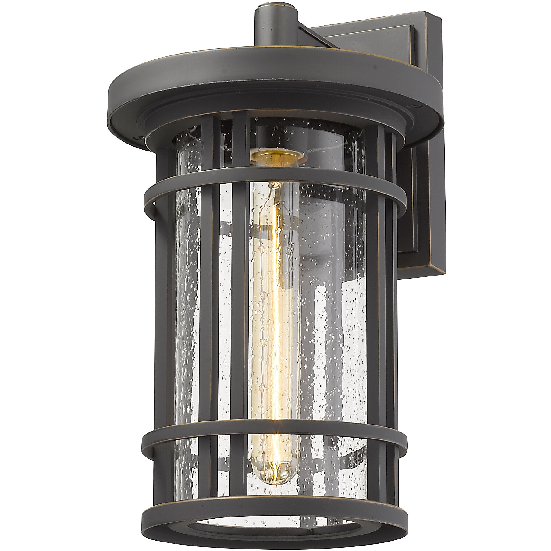 Jordan 1 Light 13.5 inch Oil Rubbed Bronze Outdoor Wall Light