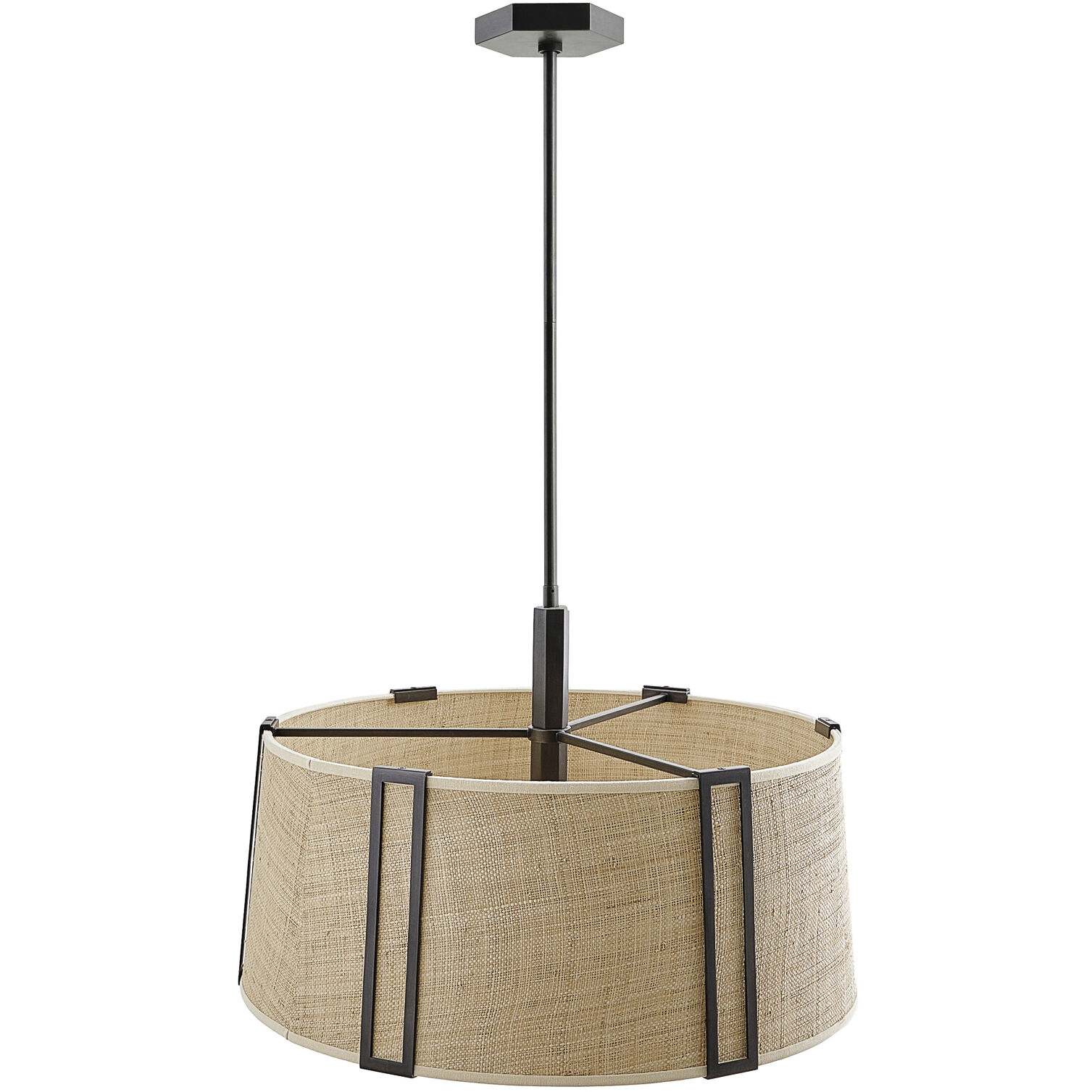 Amida 3 Light 28.5 inch English Bronze Pendant Ceiling Light