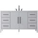 Millie 60 X 35 inch Grey Bathroom Vanity Cabinet