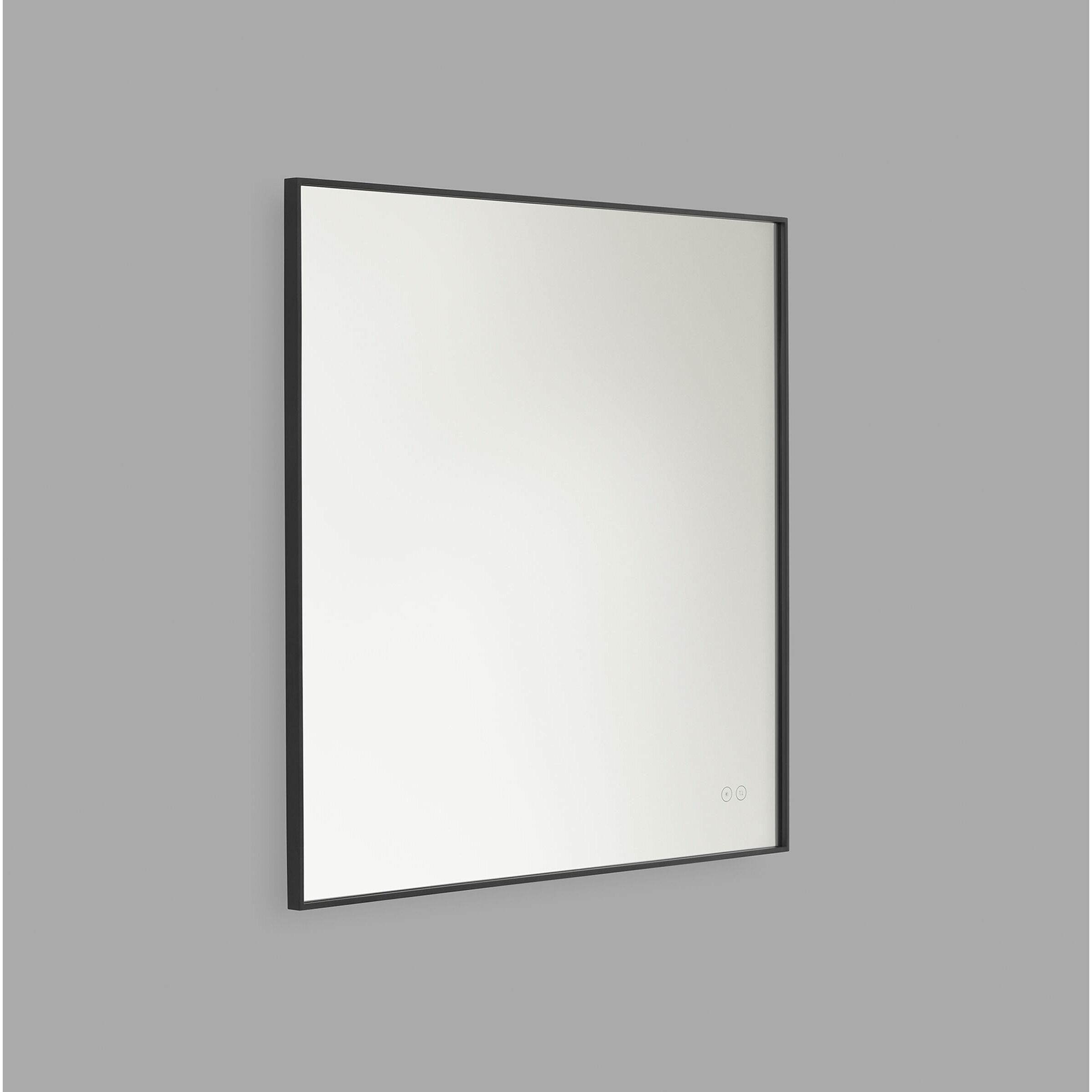 Cadre 30 X 30 inch Midnight Black Backlit Wall Mirror
