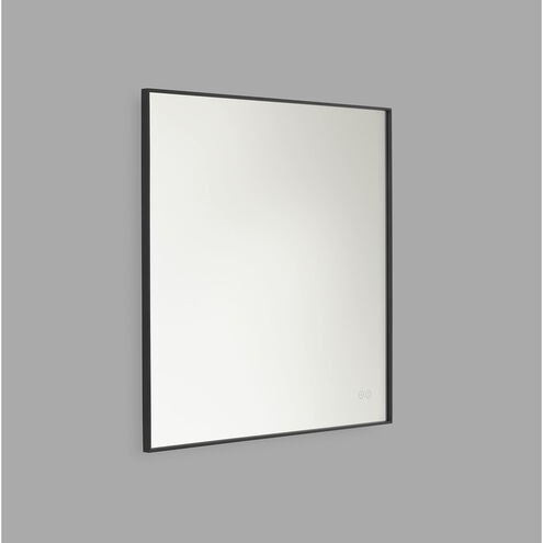Cadre 30 X 30 inch Midnight Black Backlit Wall Mirror